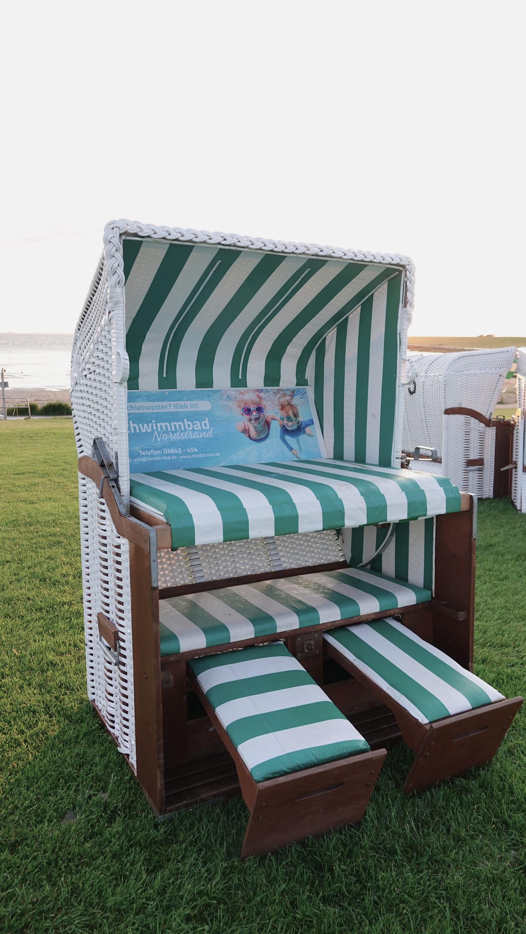 Ein Strandkorb zum Wickeln