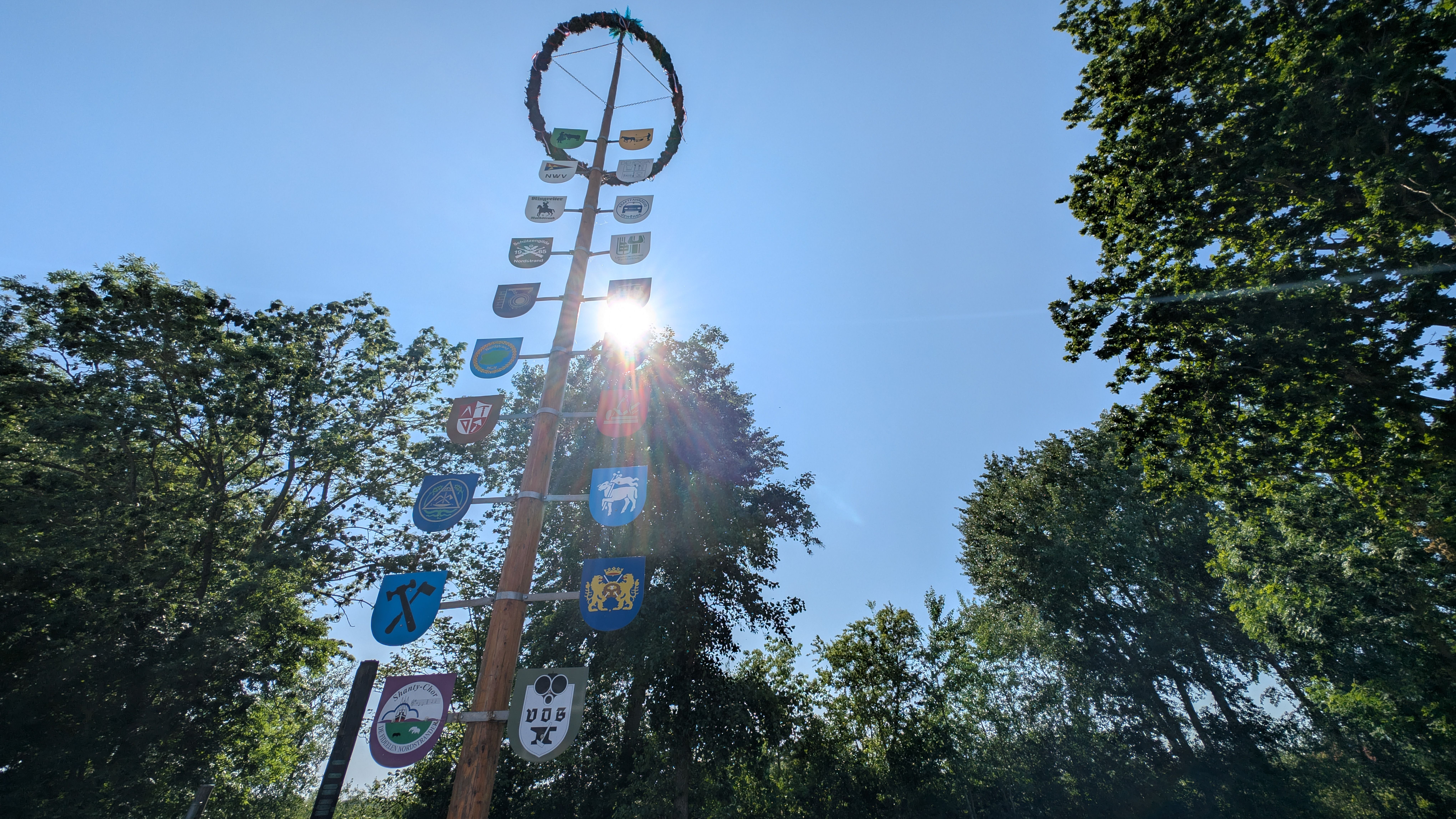 Maibaum auf Nordstrand