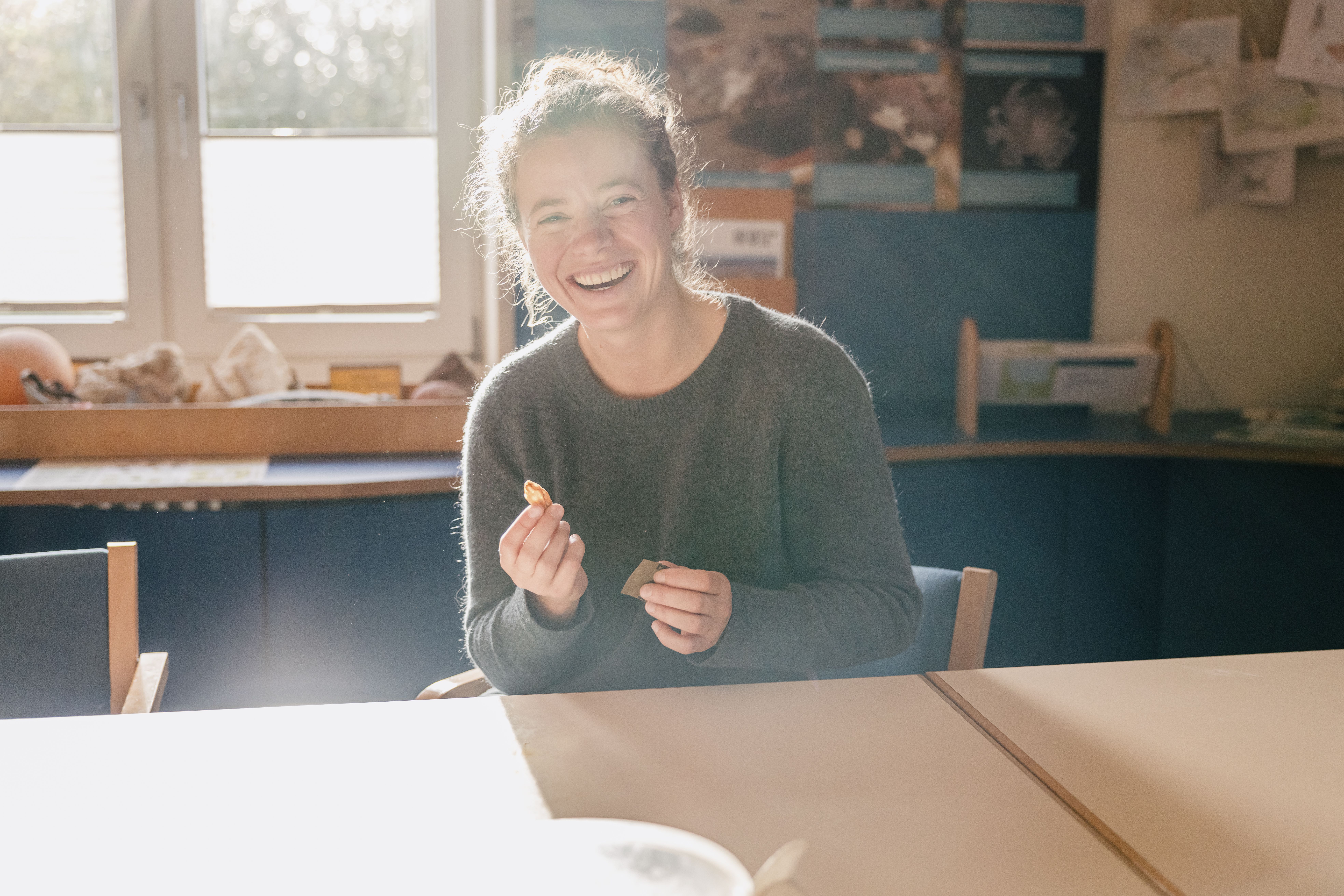 Bernsteinschleifen im Nationalpark-Haus auf Nordstrand.